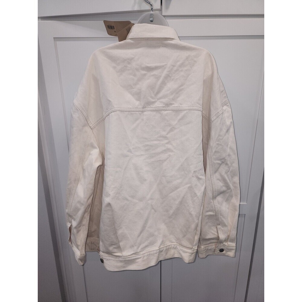 NEW Levis Jacket 3XL White Cream Baggy Trucker Type 3 III Denim Classic Coat - Picture 3 of 7